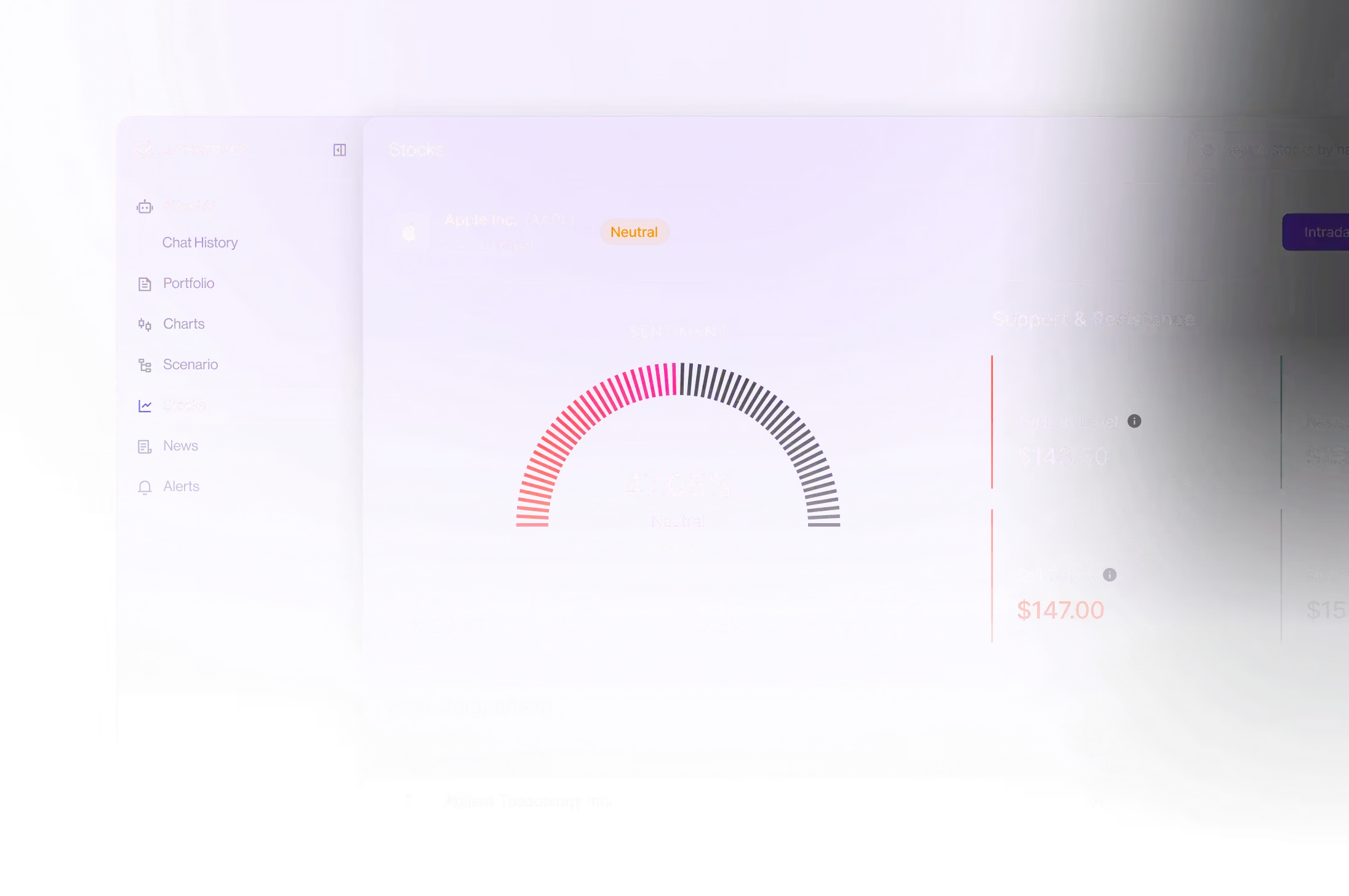 Halal Trade AI screening terminal for crypto assets, trading platform